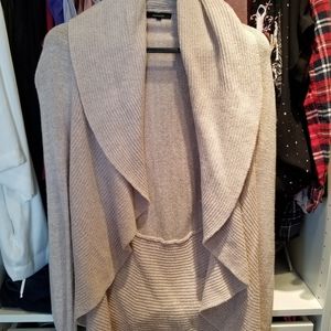 RW&Co Blush pink and gold sparkle cardigan